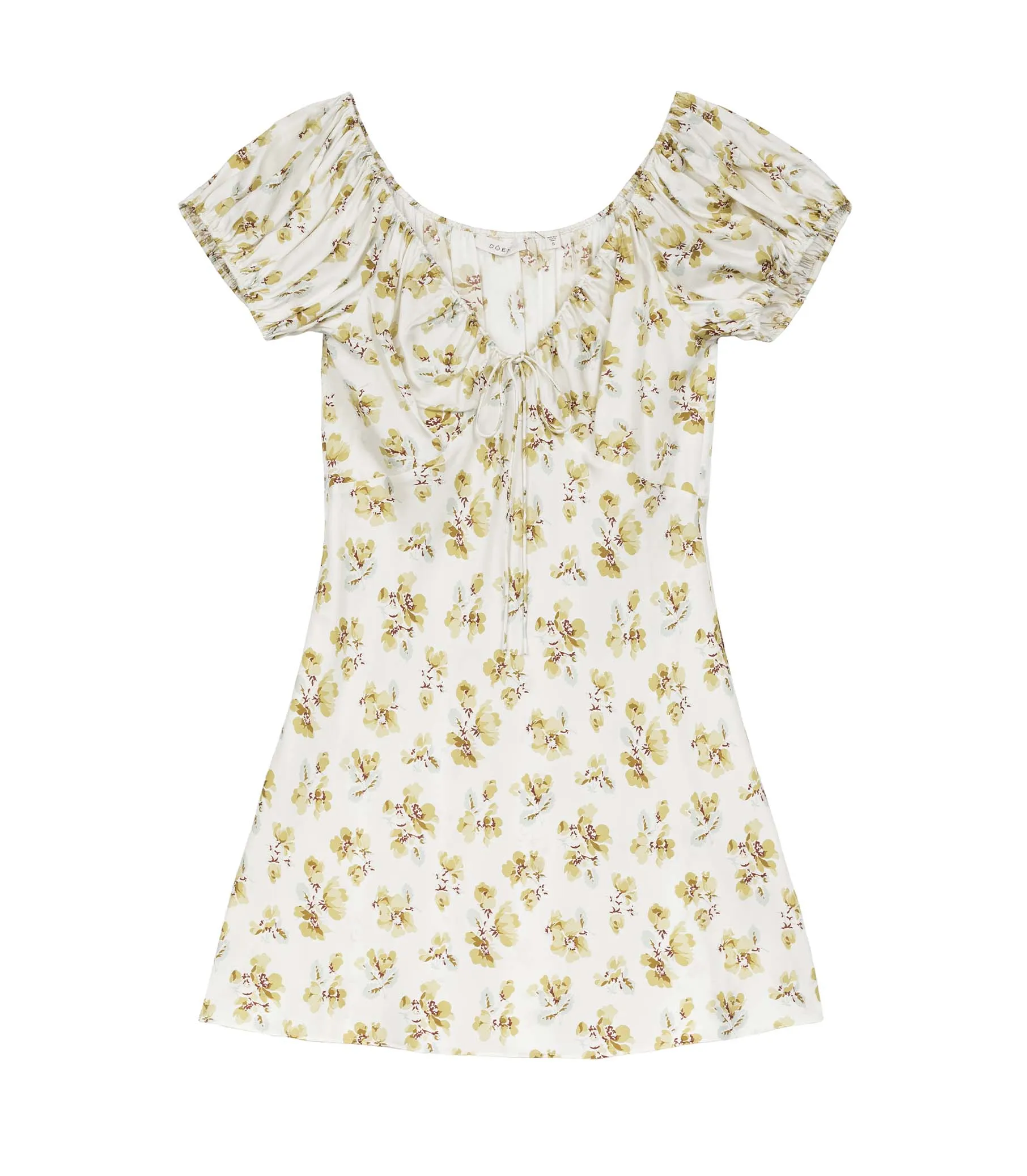 SERA DRESS -- GOLD FROLICKING FLORAL sold by Doen product image thumbnail 4