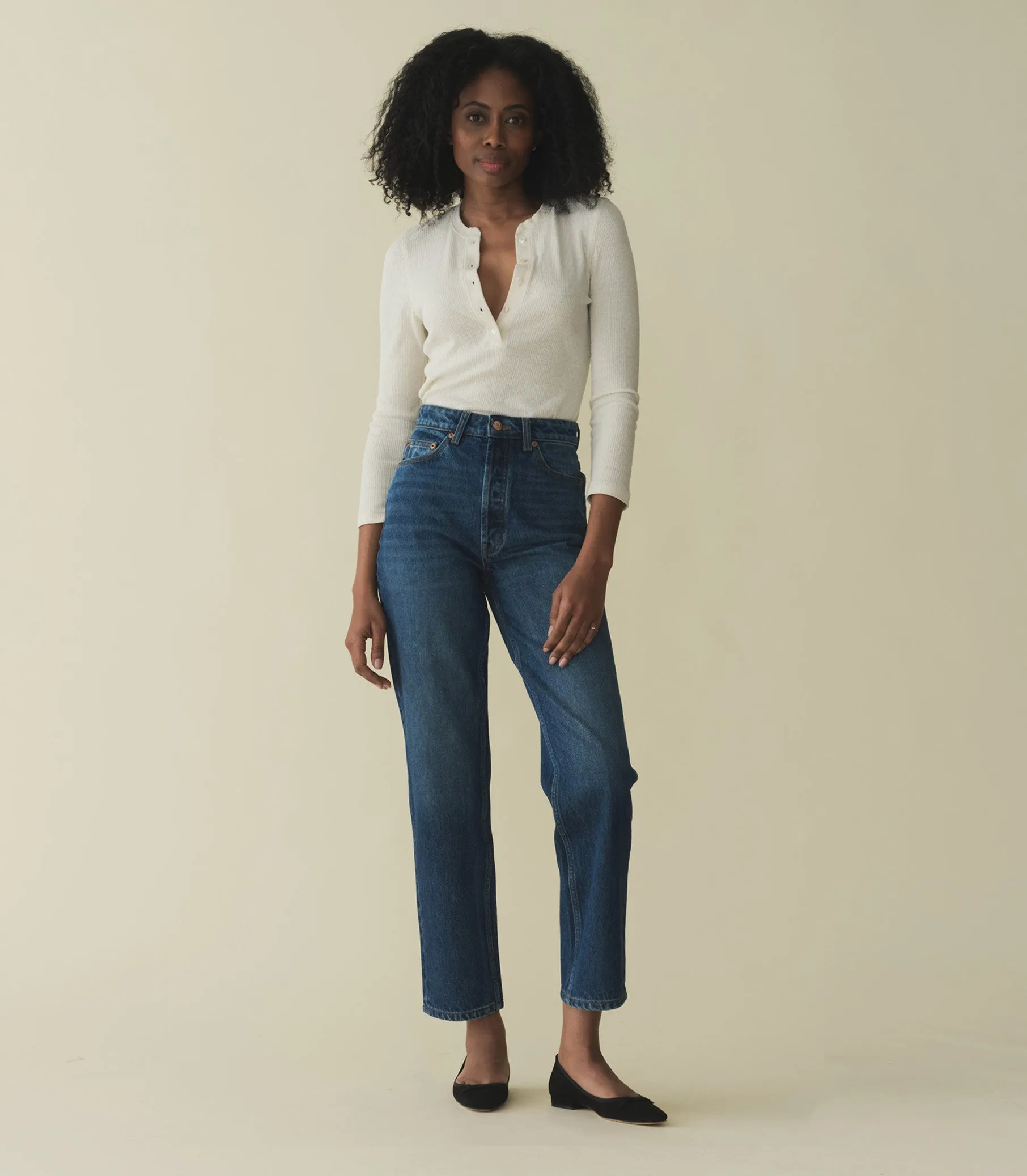 VESPER SILK TEE -- CREAM sold by Doen product image thumbnail 2