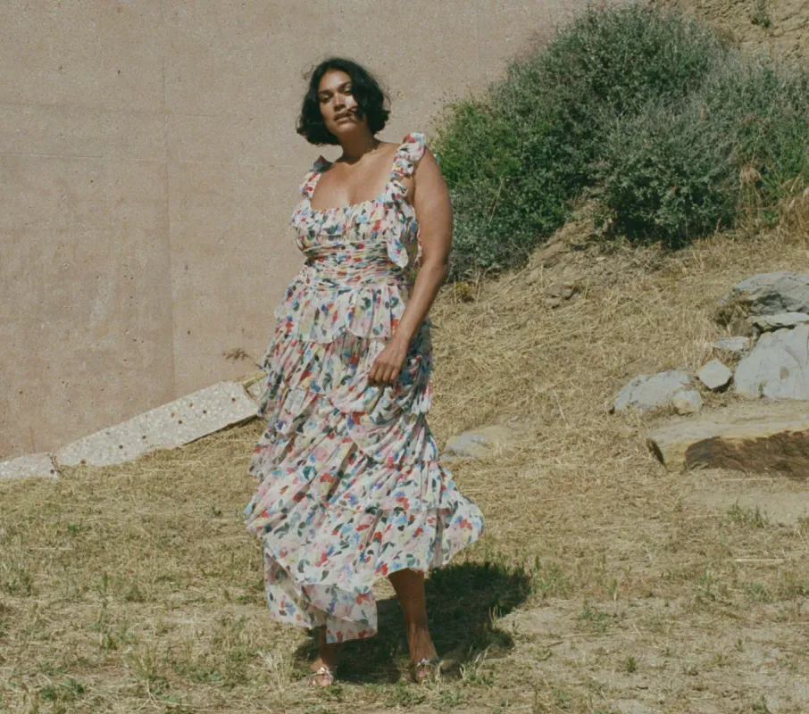 SERENADE DRESS -- FLEUR DU MATIN sold by Doen