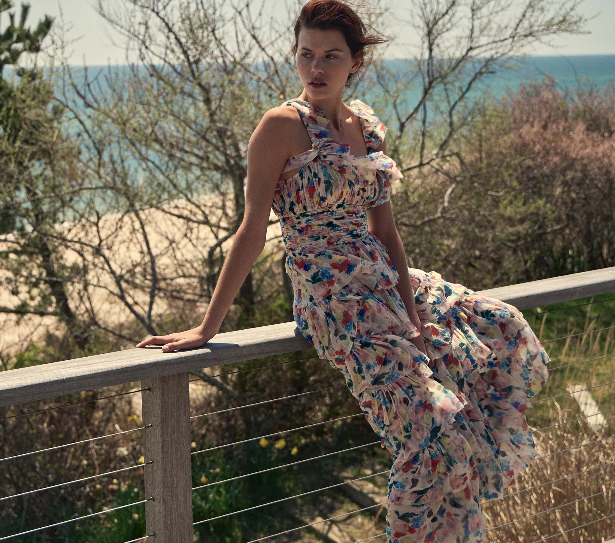 SERENADE DRESS -- FLEUR DU MATIN sold by Doen product image thumbnail 3