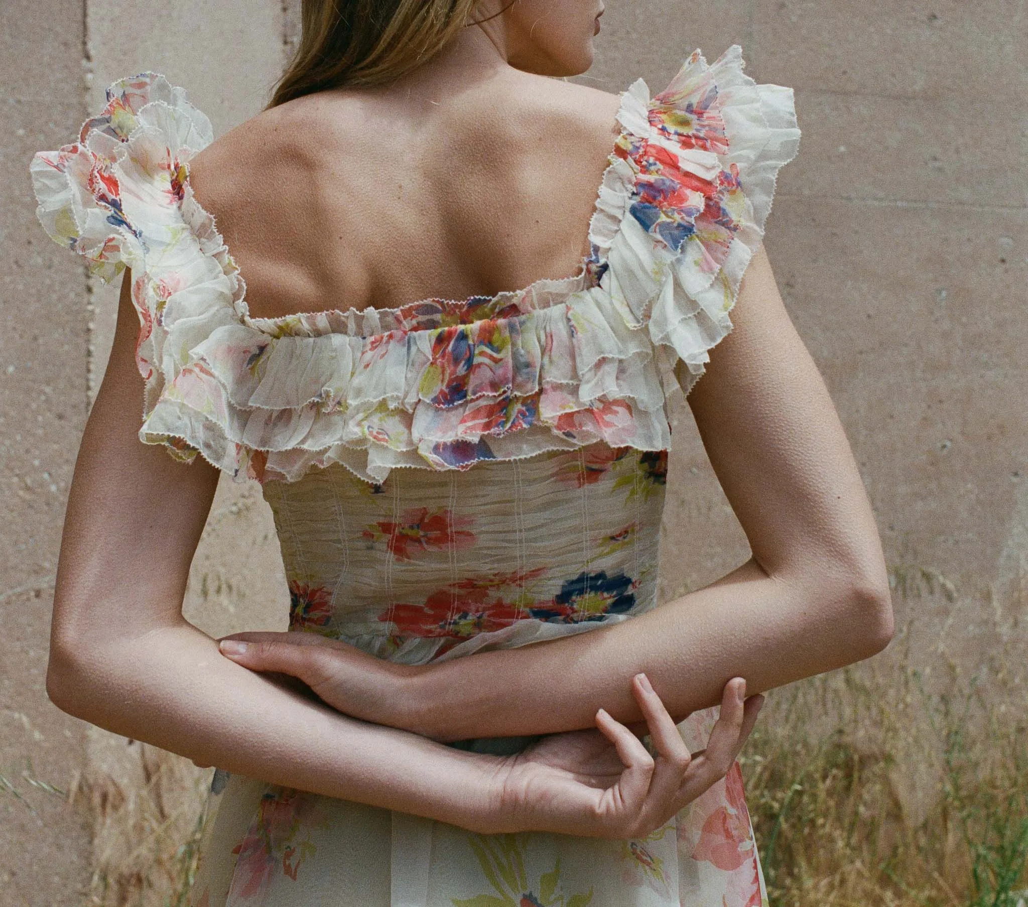 HMD -- ERNESTINE DRESS -- SWEET GARDENIA sold by Doen product image thumbnail 2