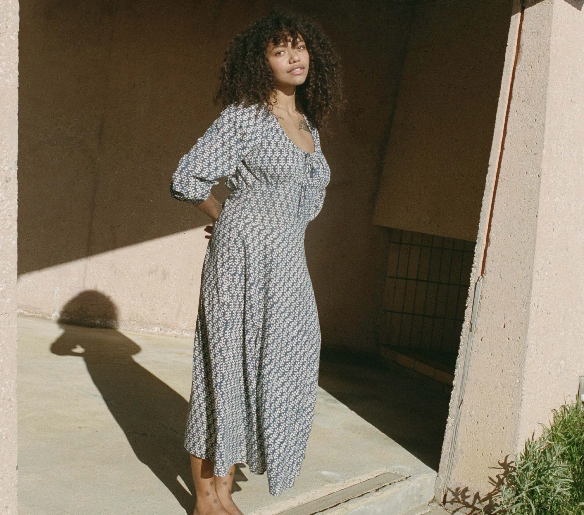 HMD -- ORTENSIA DRESS -- SOLEDAD BLOOM sold by Doen product image thumbnail 3