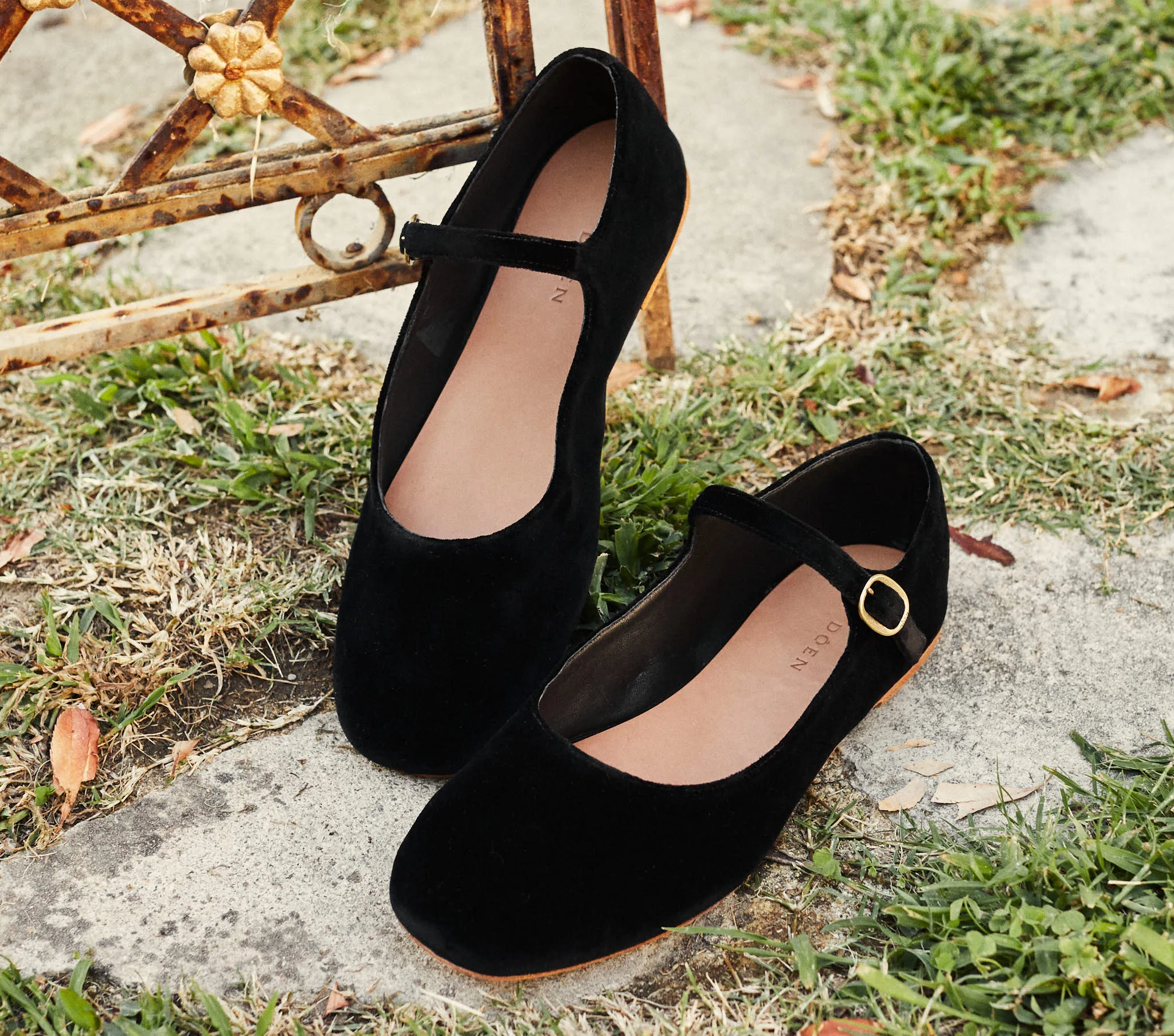 MARY JANE SLIPPER -- BLACK sold by Doen product image thumbnail 5