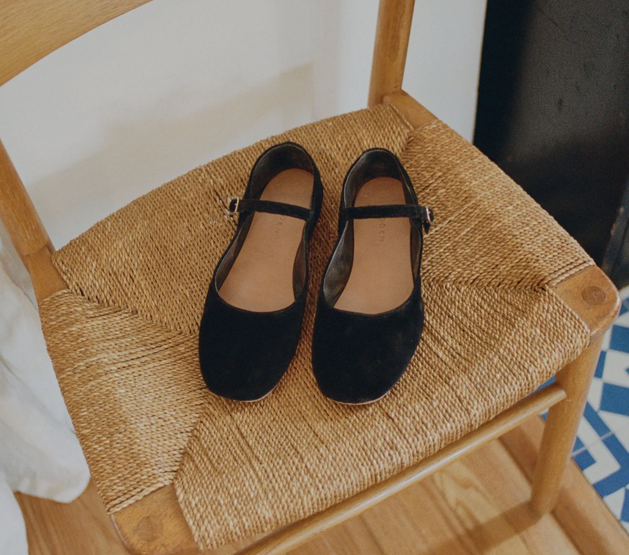 MARY JANE SLIPPER -- BLACK sold by Doen product image thumbnail 2