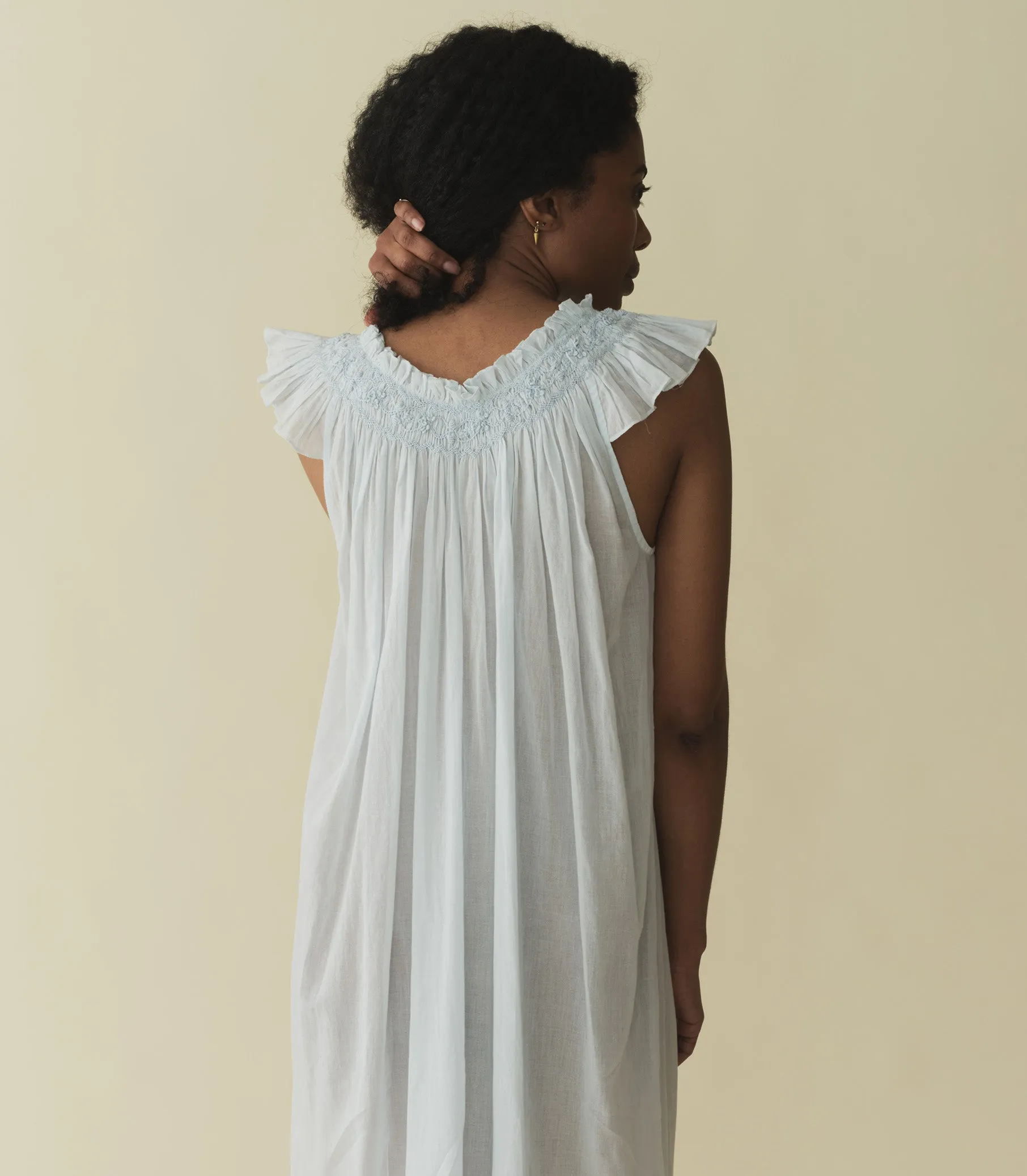 LOVISA NIGHTGOWN -- ALICE BLUE sold by Doen product image thumbnail 3