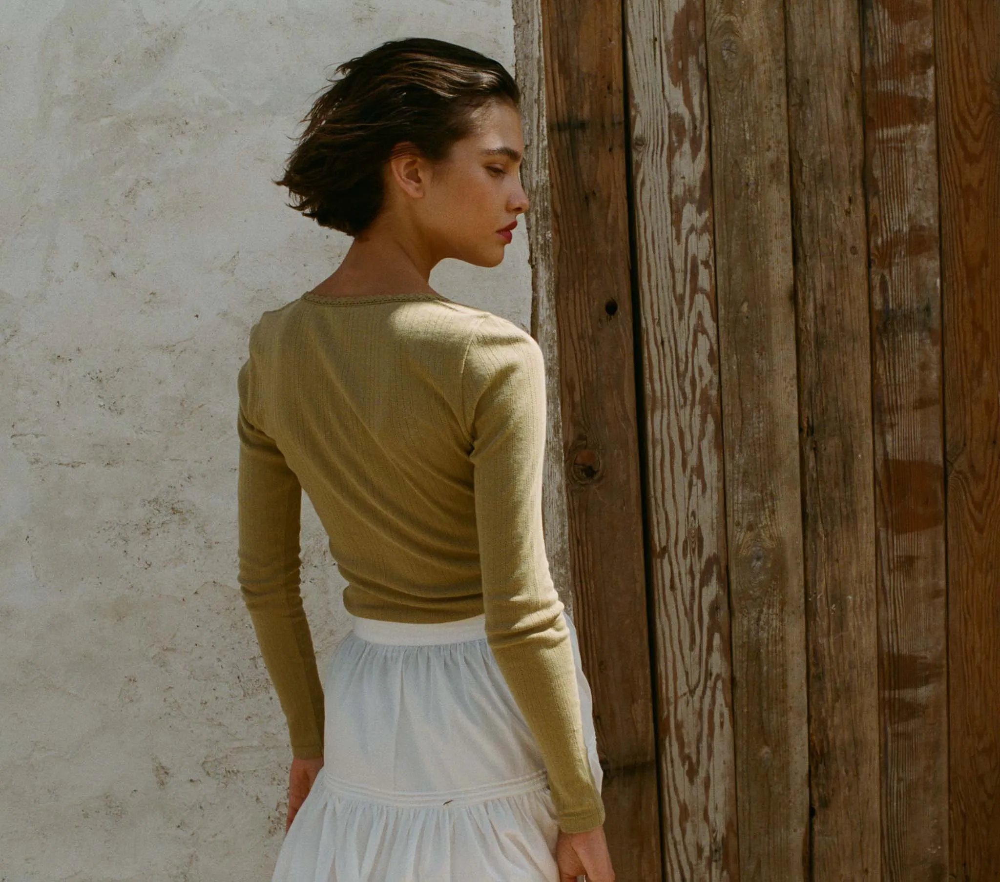 HMD -- ROMY TEE -- BAY LEAF sold by Doen product image thumbnail 5