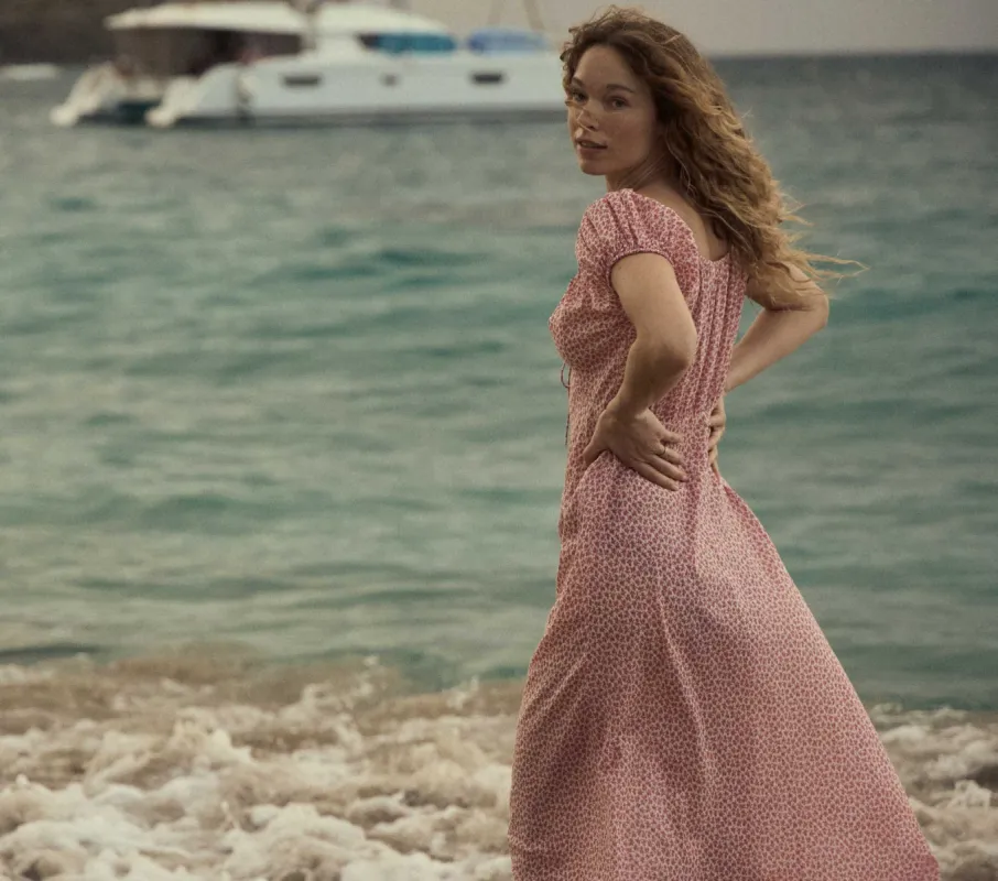 HMD -- SOFIA DRESS -- COSMOS HILLSIDE BLOOM sold by Doen