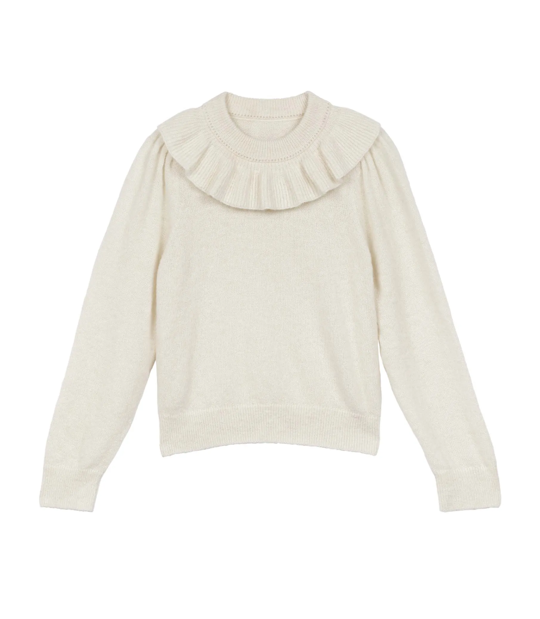 AZARIA SWEATER -- IVORY sold by Doen product image thumbnail 4