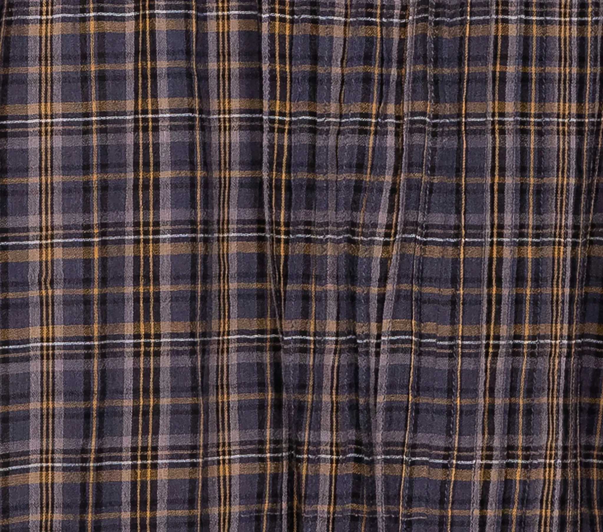 HMD -- VENICE TOP -- FRENCH PLAID NAVY sold by Doen product image thumbnail 3