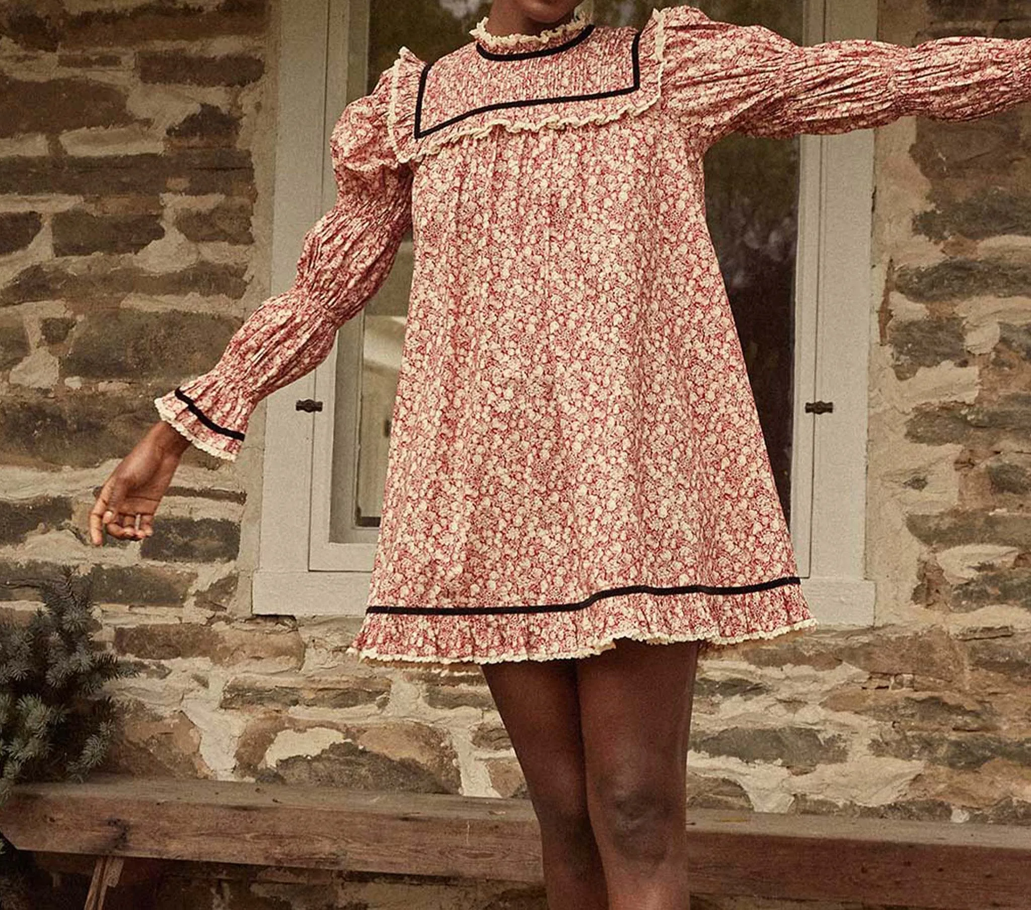 HMD -- ANJOU DRESS -- ROUGE POMME ET POIRE sold by Doen product image thumbnail 2