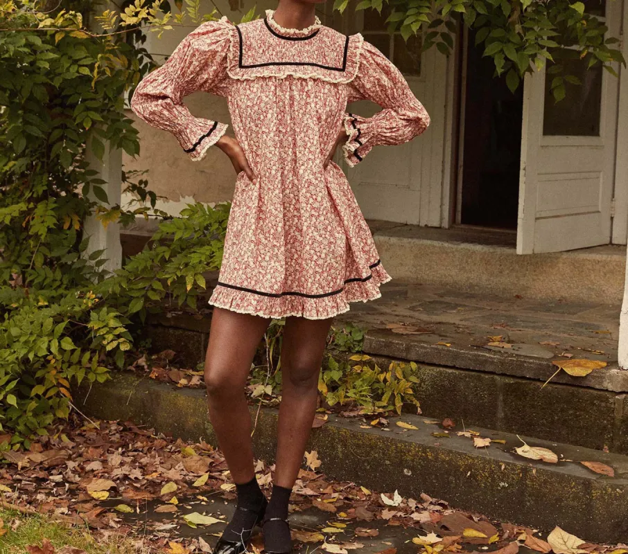 HMD -- ANJOU DRESS -- ROUGE POMME ET POIRE made by Doen