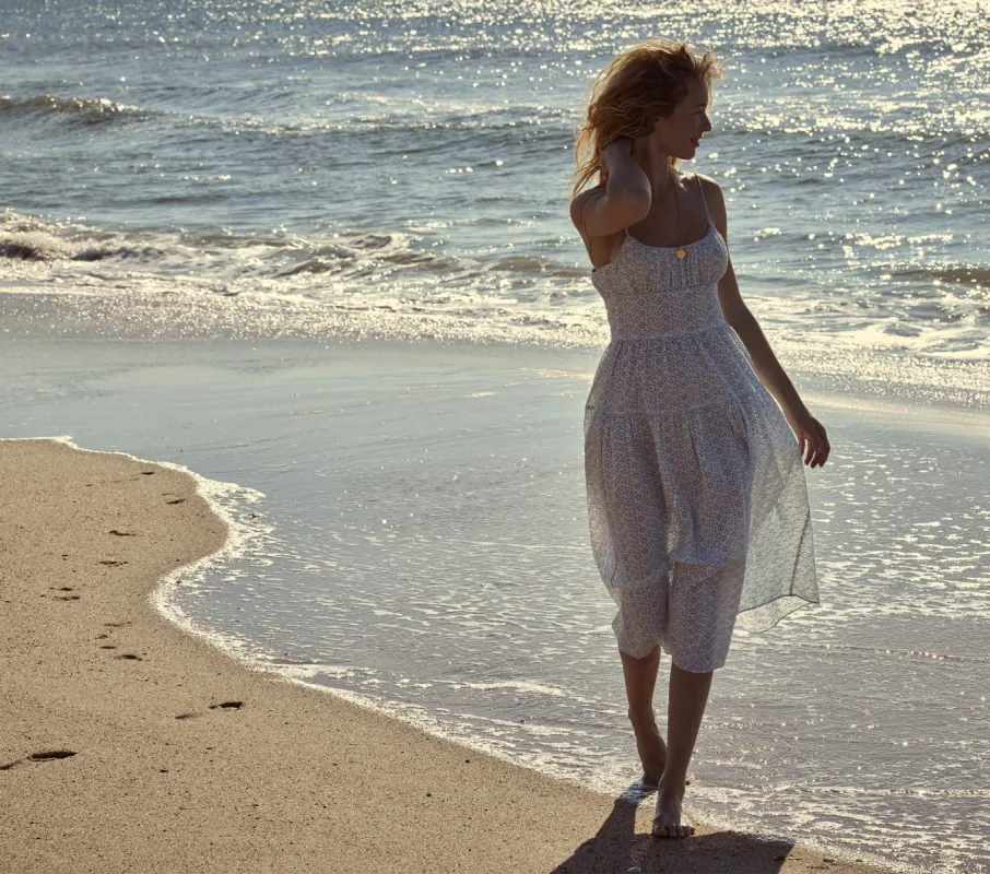 HMD -- BENOIT DRESS -- CLEARWATER made by Doen