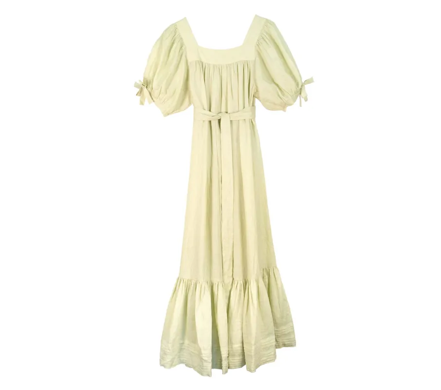 HMD -- MARIPOSA DRESS -- PISTACHIO sold by Doen