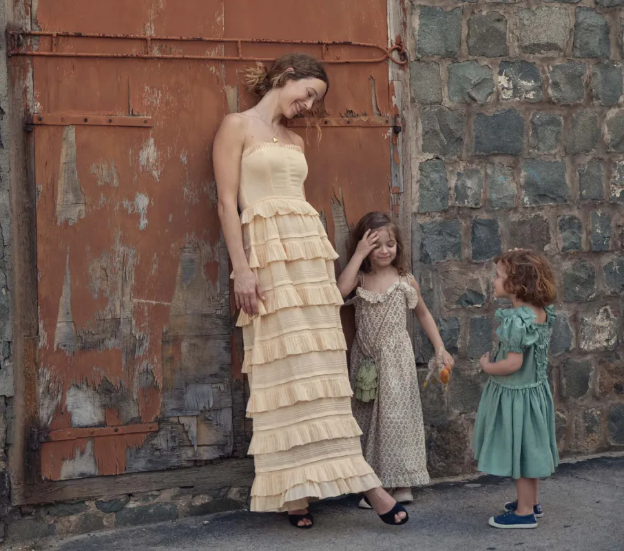 HMD -- OPERETTA DRESS -- PEACH BLOSSOM sold by Doen