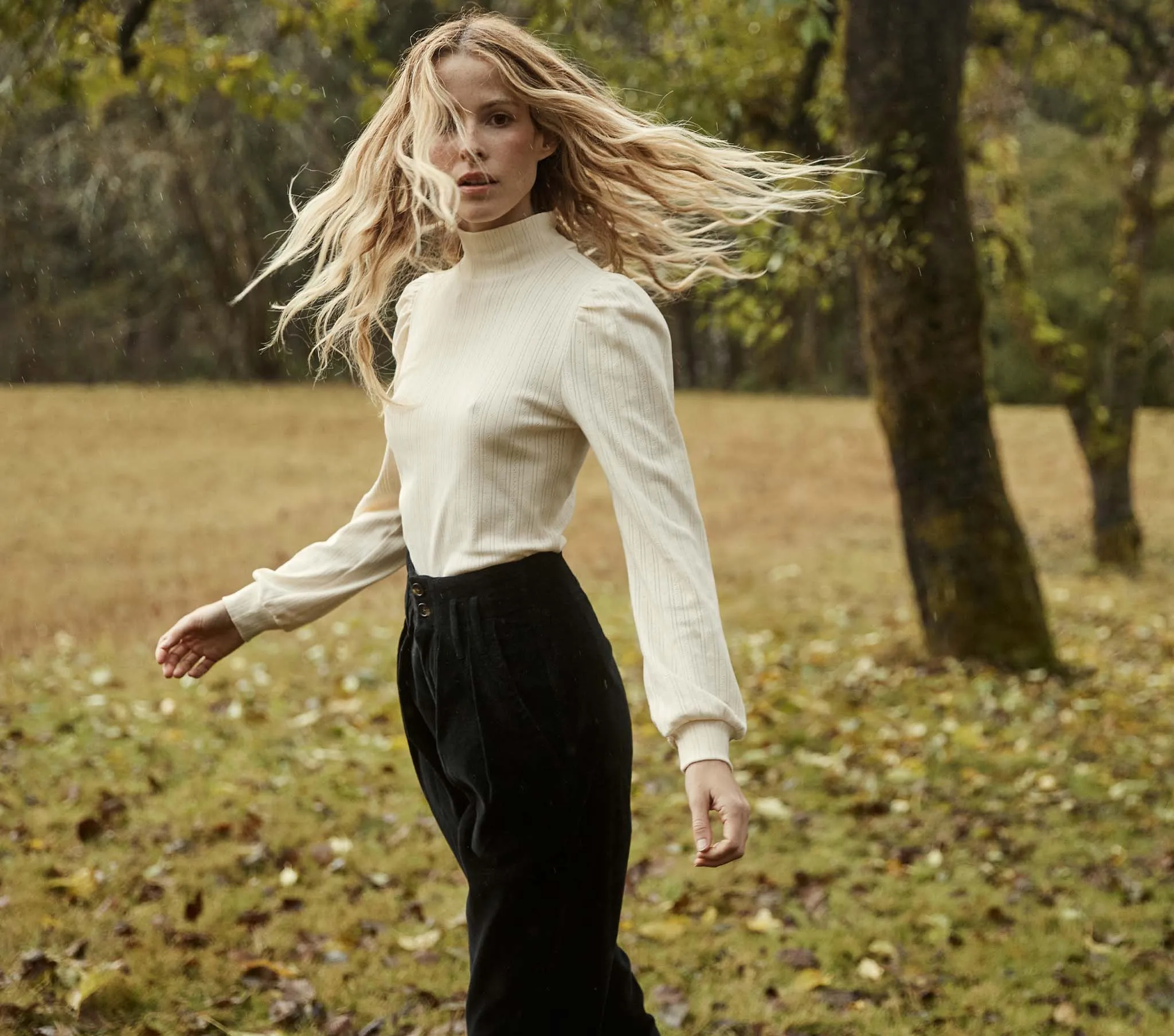 HMD -- ASHBY TURTLENECK -- IVORY sold by Doen product image thumbnail 2