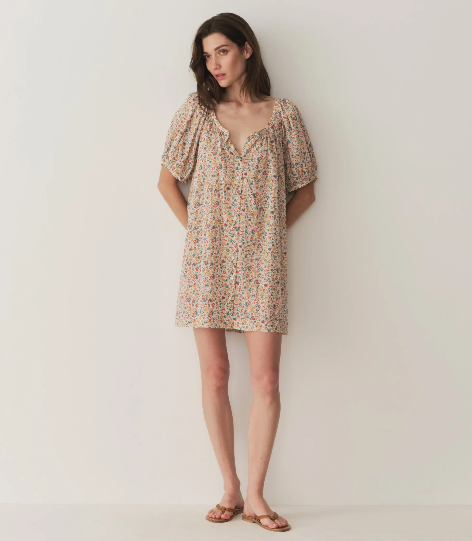 JOSETTE DRESS -- WILD CLOVER FLORAL sold by Doen product image thumbnail 4