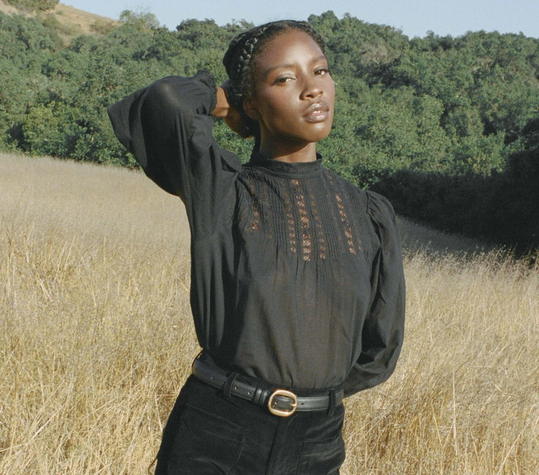 HMD -- ANTONIA TOP -- BLACK sold by Doen product image thumbnail 5