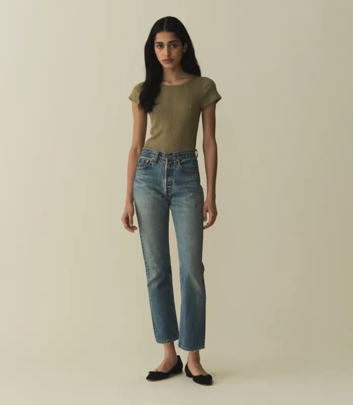 VIVI CASHMERE BLEND TEE -- PASTURE sold by Doen