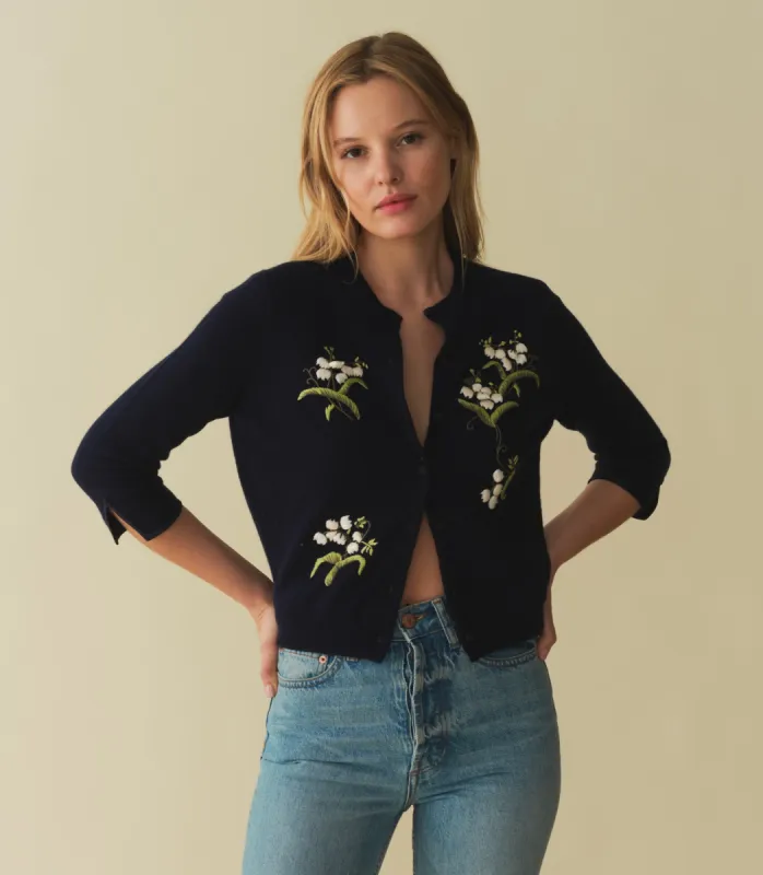 TERESA CARDIGAN -- NAVY sold by Doen