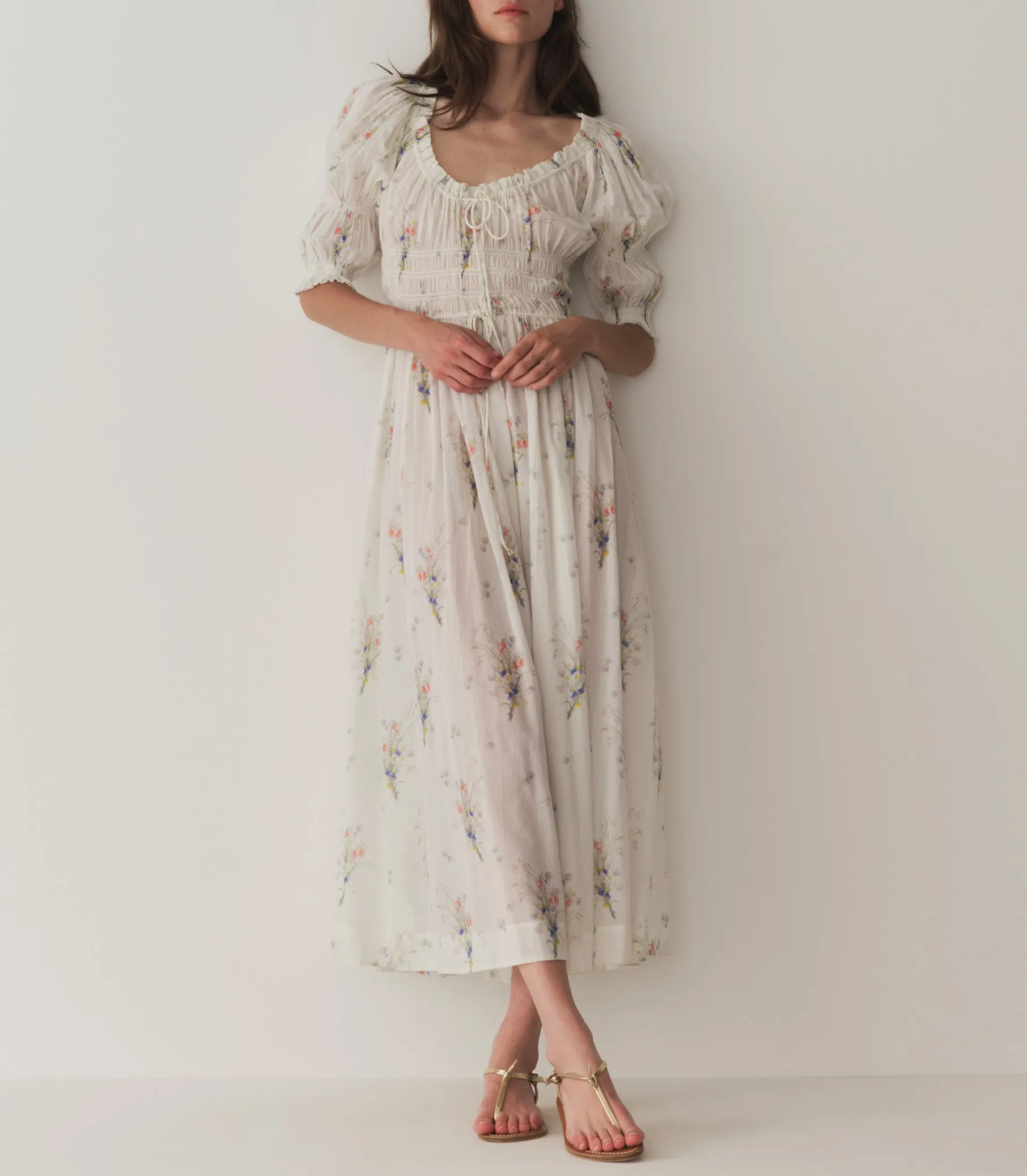 ISCHIA DRESS -- PAINTED BOUQUET sold by Doen product image thumbnail 2