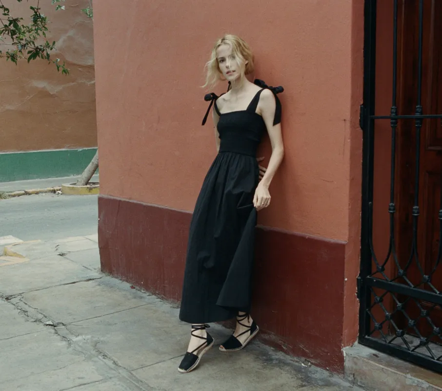 HMD -- JASMINE DRESS -- BLACK sold by Doen