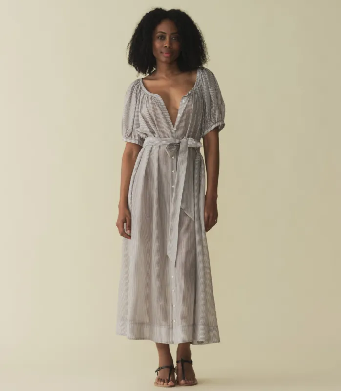 JUNO DRESS -- BRIGHTON STRIPE sold by Doen