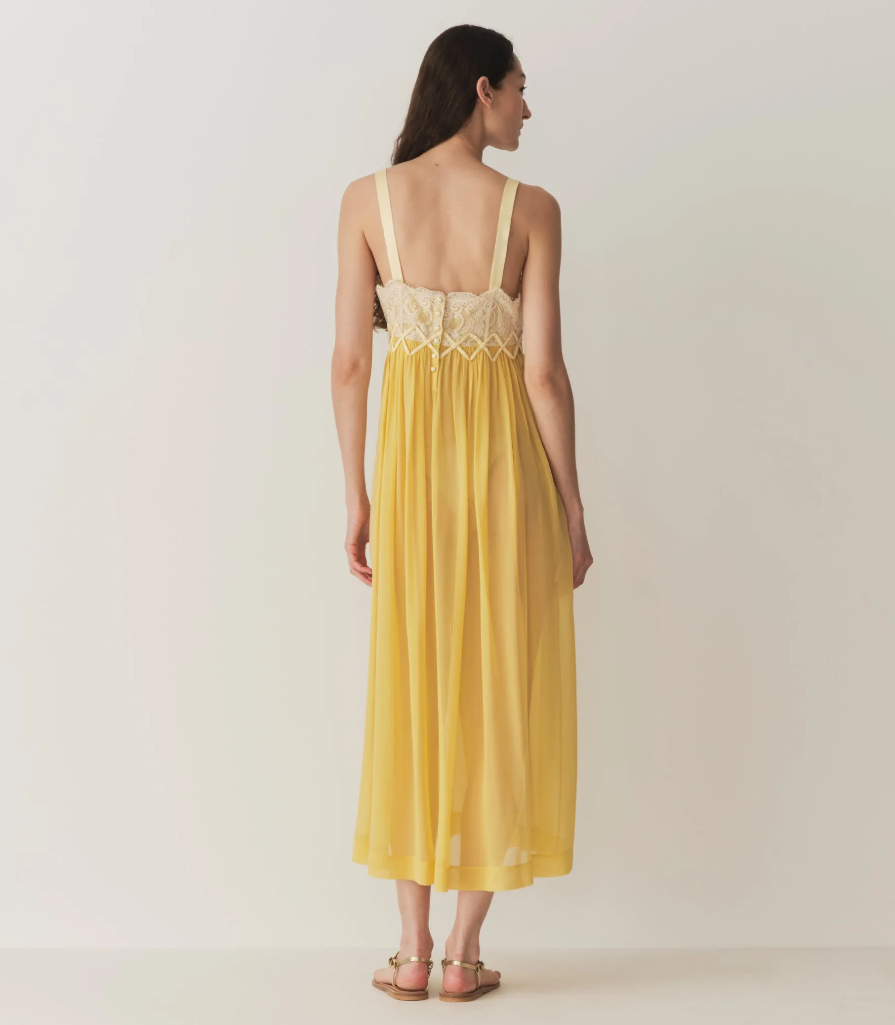 ANALIA DRESS -- DANDELION YELLOW sold by Doen product image thumbnail 3