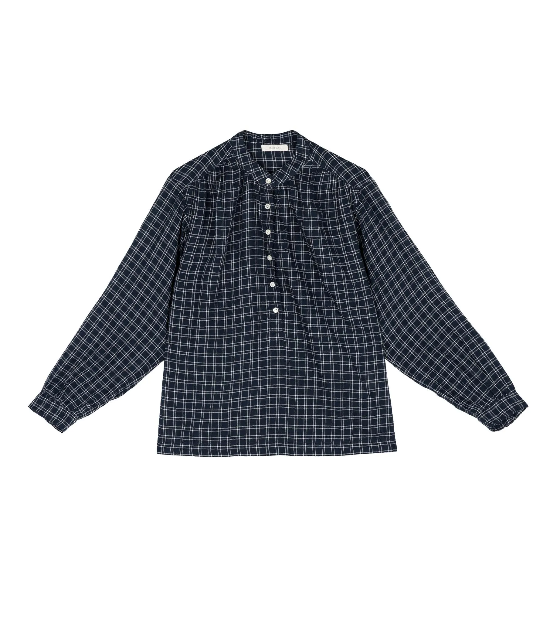 HOLDE TOP -- BLEU COTTAGE PLAID sold by Doen product image thumbnail 5