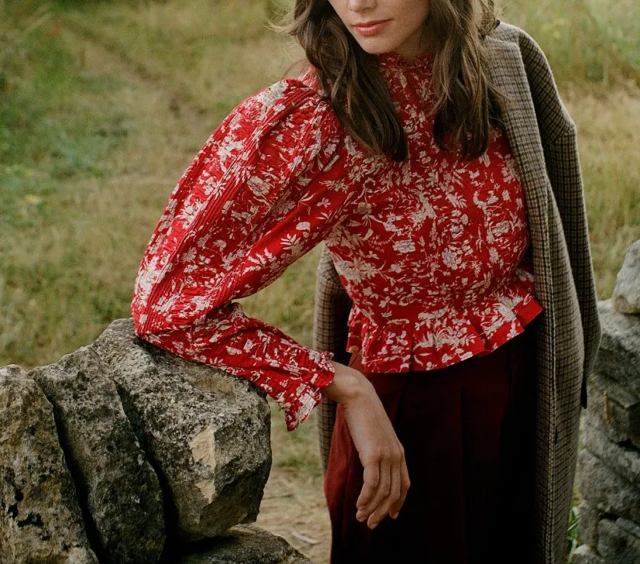 HMD -- HELOISE TOP -- OAK BLUFFS FLORAL sold by Doen