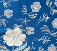 HMD -- AMORETTA DRESS -- AZURE HOLLYHOCK HILLS sold by Doen