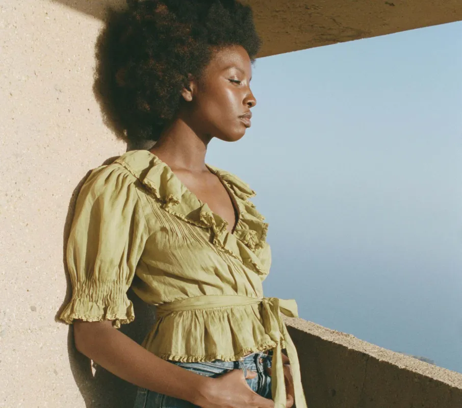 HMD -- THAMES TOP -- VERBENA sold by Doen