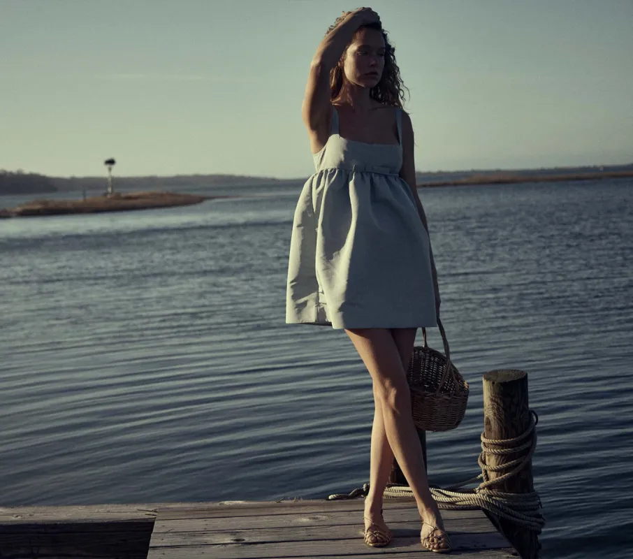 HMD -- CAITRIN DRESS -- FROST sold by Doen