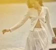 HMD -- VERSE CARDIGAN -- WHITE sold by Doen