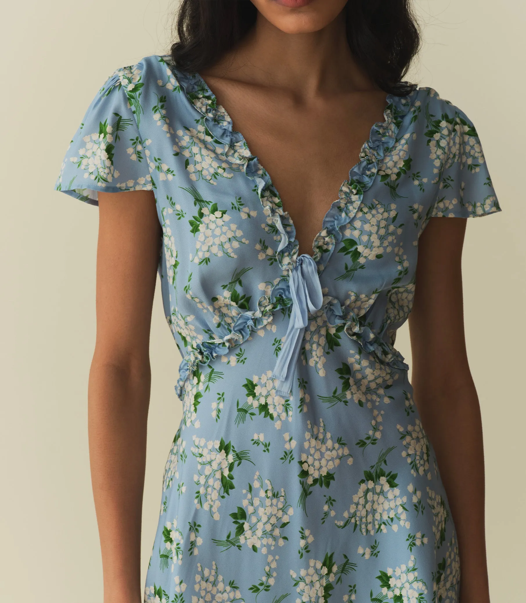 TAYLA DRESS -- SKY MAY BELL FLORAL sold by Doen product image thumbnail 2