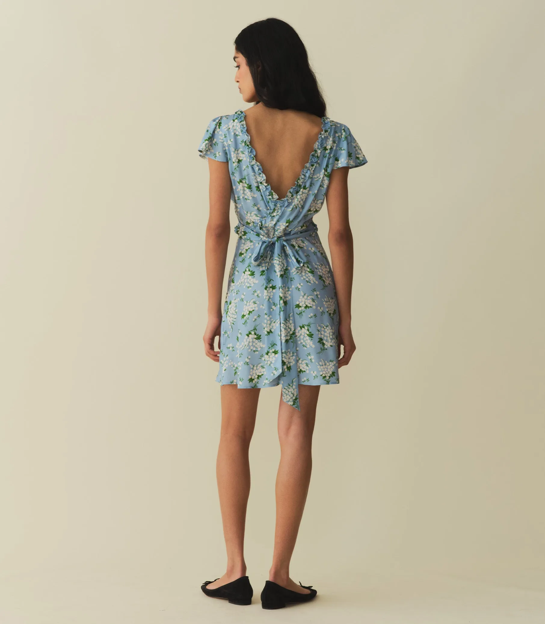 TAYLA DRESS -- SKY MAY BELL FLORAL sold by Doen product image thumbnail 4