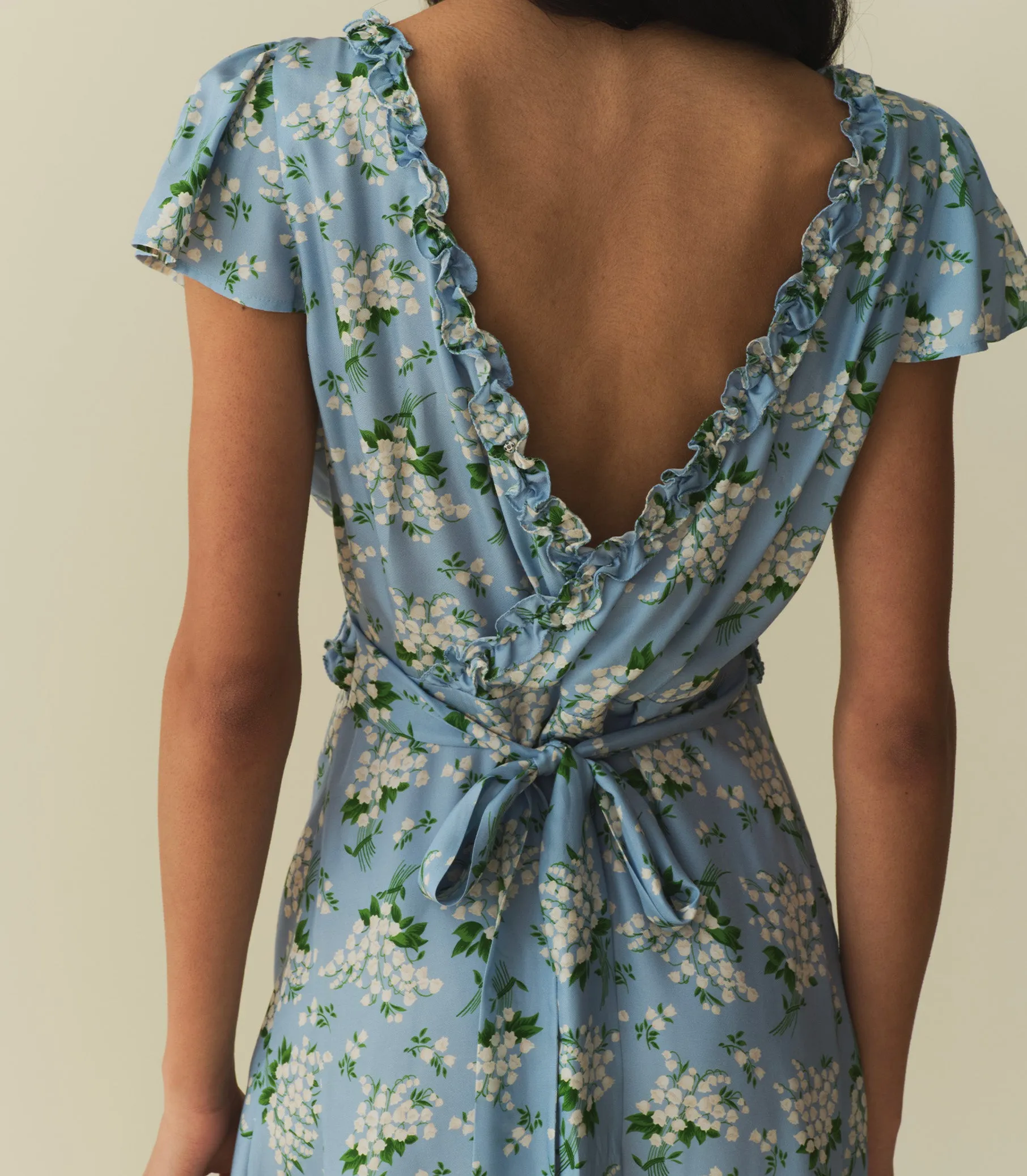 TAYLA DRESS -- SKY MAY BELL FLORAL sold by Doen product image thumbnail 3