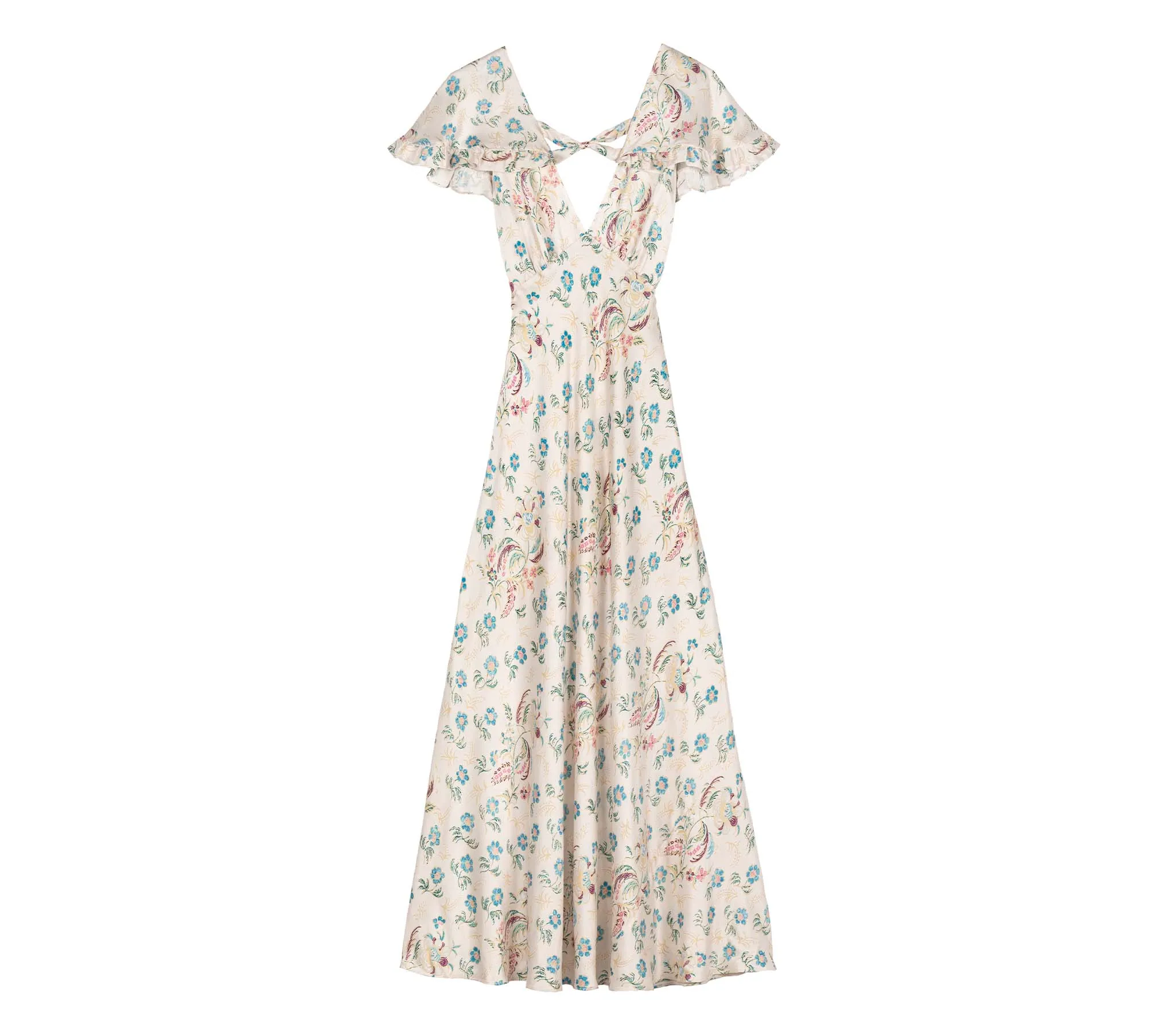 HMD -- ELDORA DRESS -- IVORY HOLLYHOCK HILLS sold by Doen product image thumbnail 3