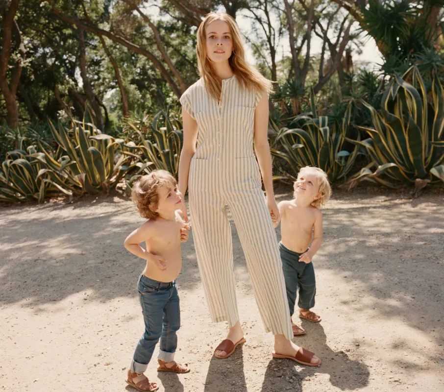 HMD -- BIARRITZ JUMPSUIT -- MARINE COMBO sold by Doen