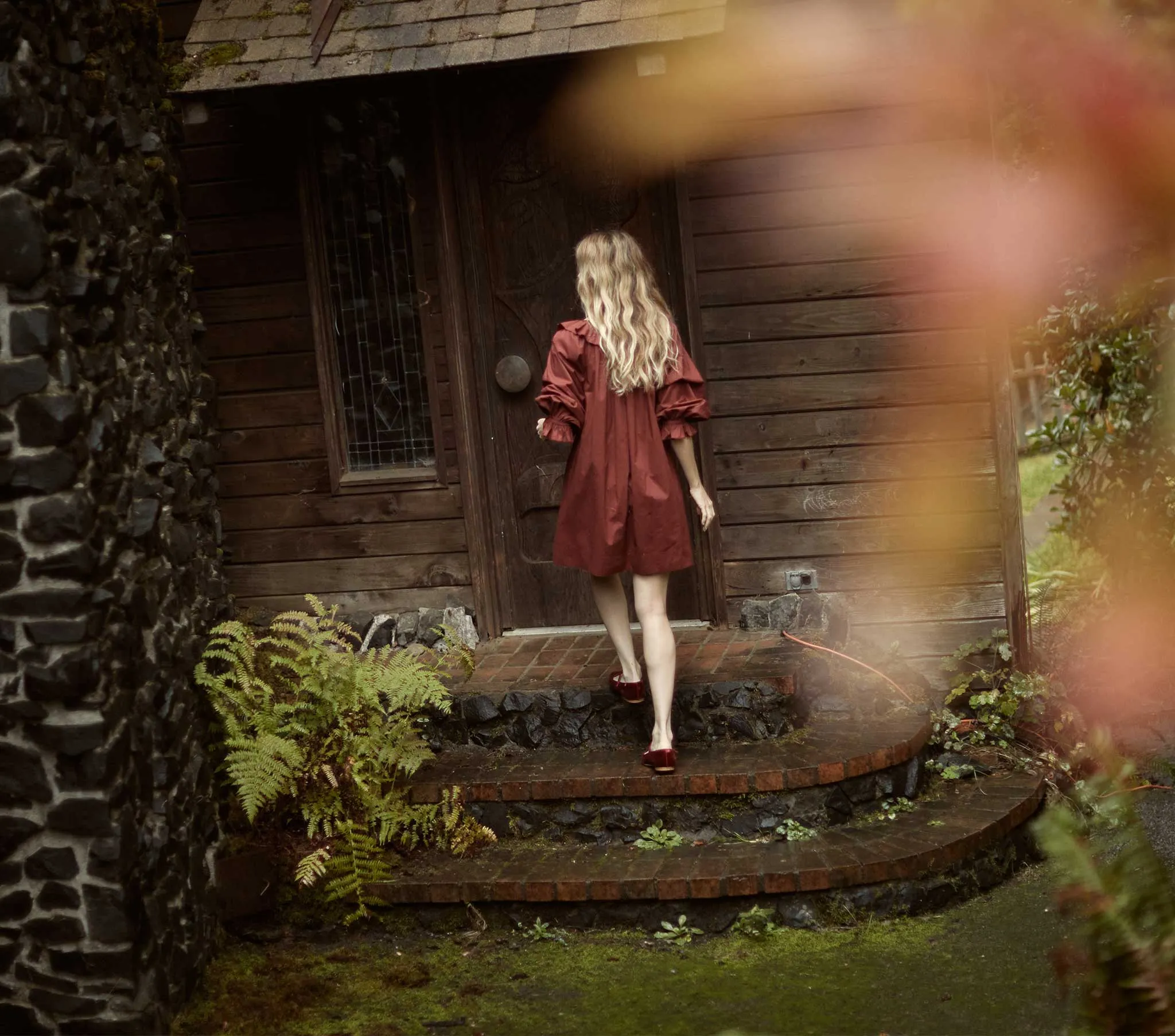 HMD -- JILLIAN DRESS -- MAHOGANY sold by Doen product image thumbnail 4