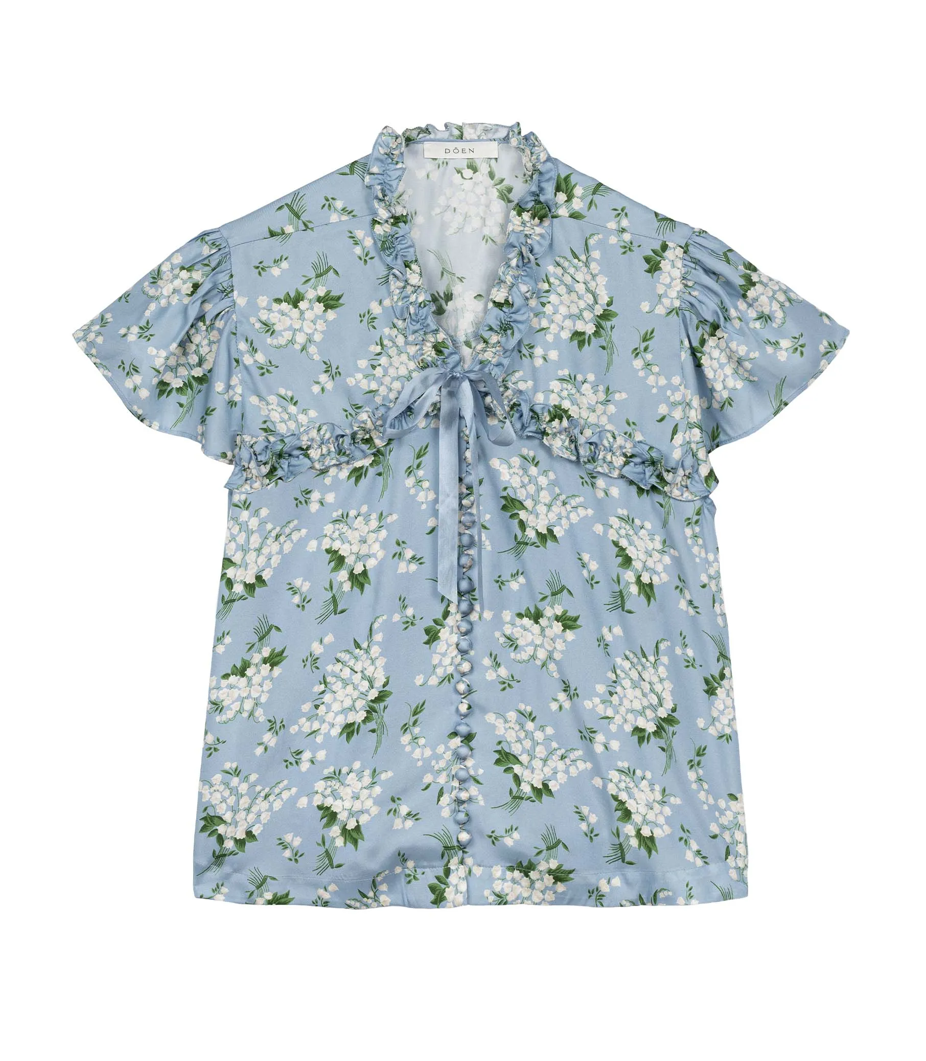 OPALINE TOP -- SKY MAY BELL FLORAL sold by Doen product image thumbnail 5