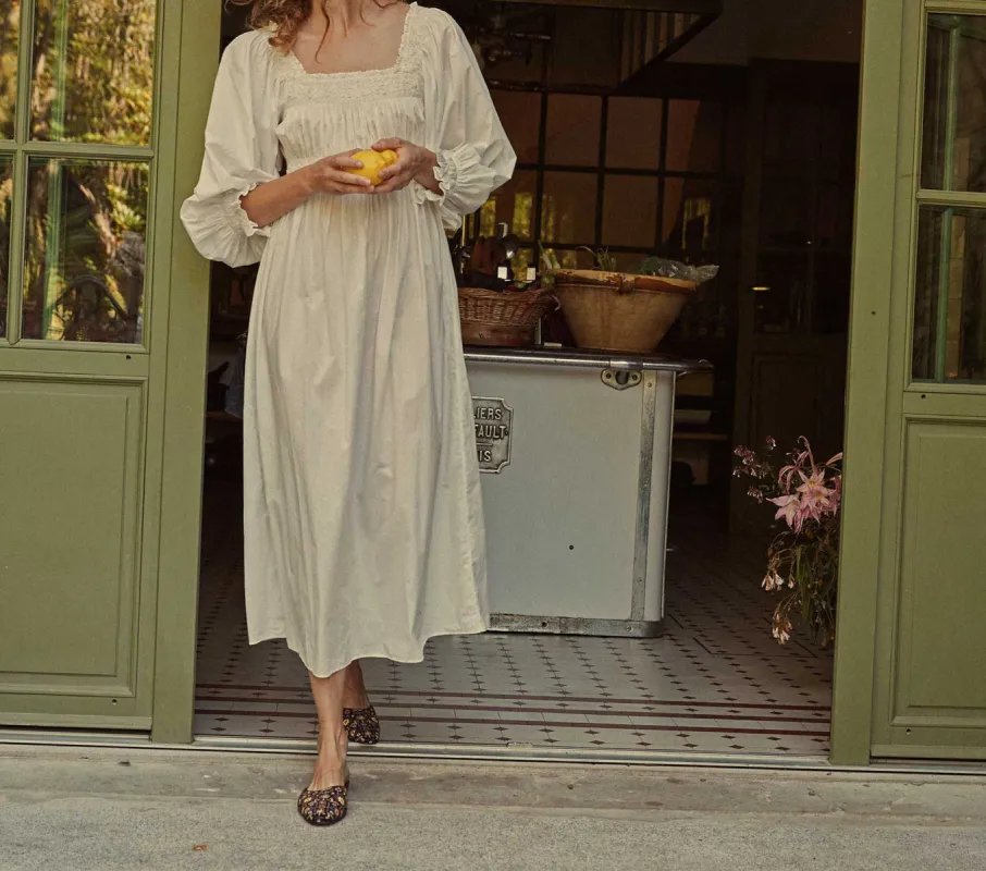 HMD -- CATRINETTE DRESS -- SALT sold by Doen