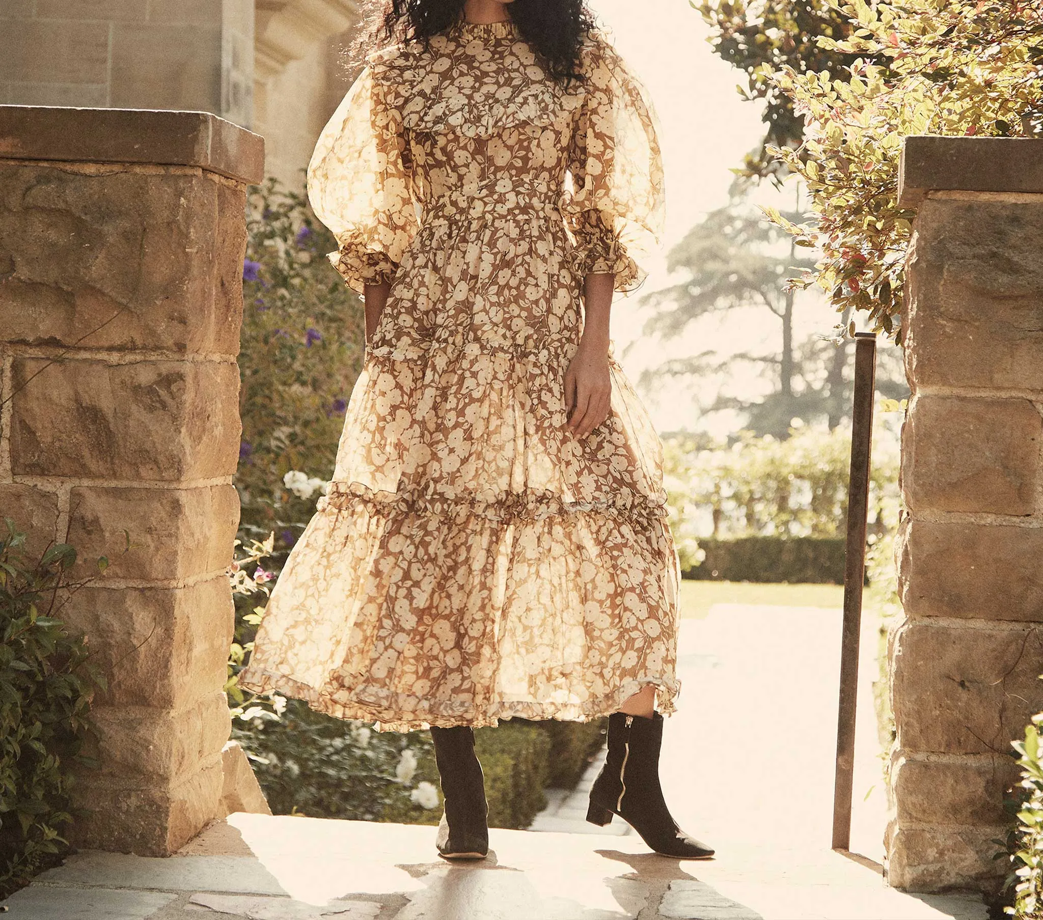 HMD -- CARAMEL DRESS -- AMBRIDGE ROSE MUSTARD sold by Doen product image thumbnail 3