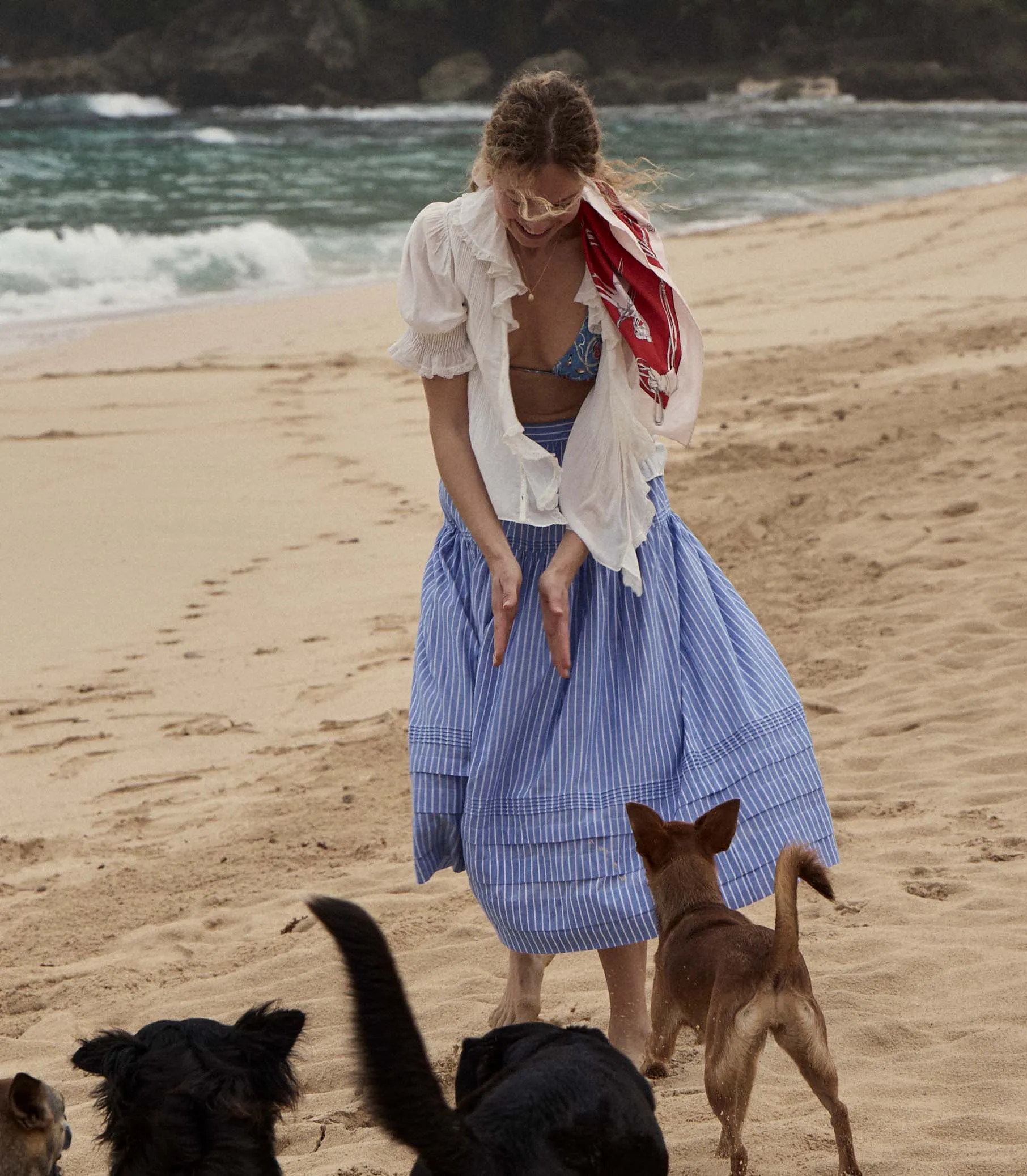 SEBASTIANE SKIRT -- DEAUVILLE STRIPE sold by Doen product image thumbnail 2