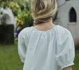 HMD -- NETTIE NIGHTGOWN -- SALT sold by Doen