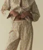 PAZ PAJAMA -- CHRYSANTHEMUM SKY FLORAL sold by Doen