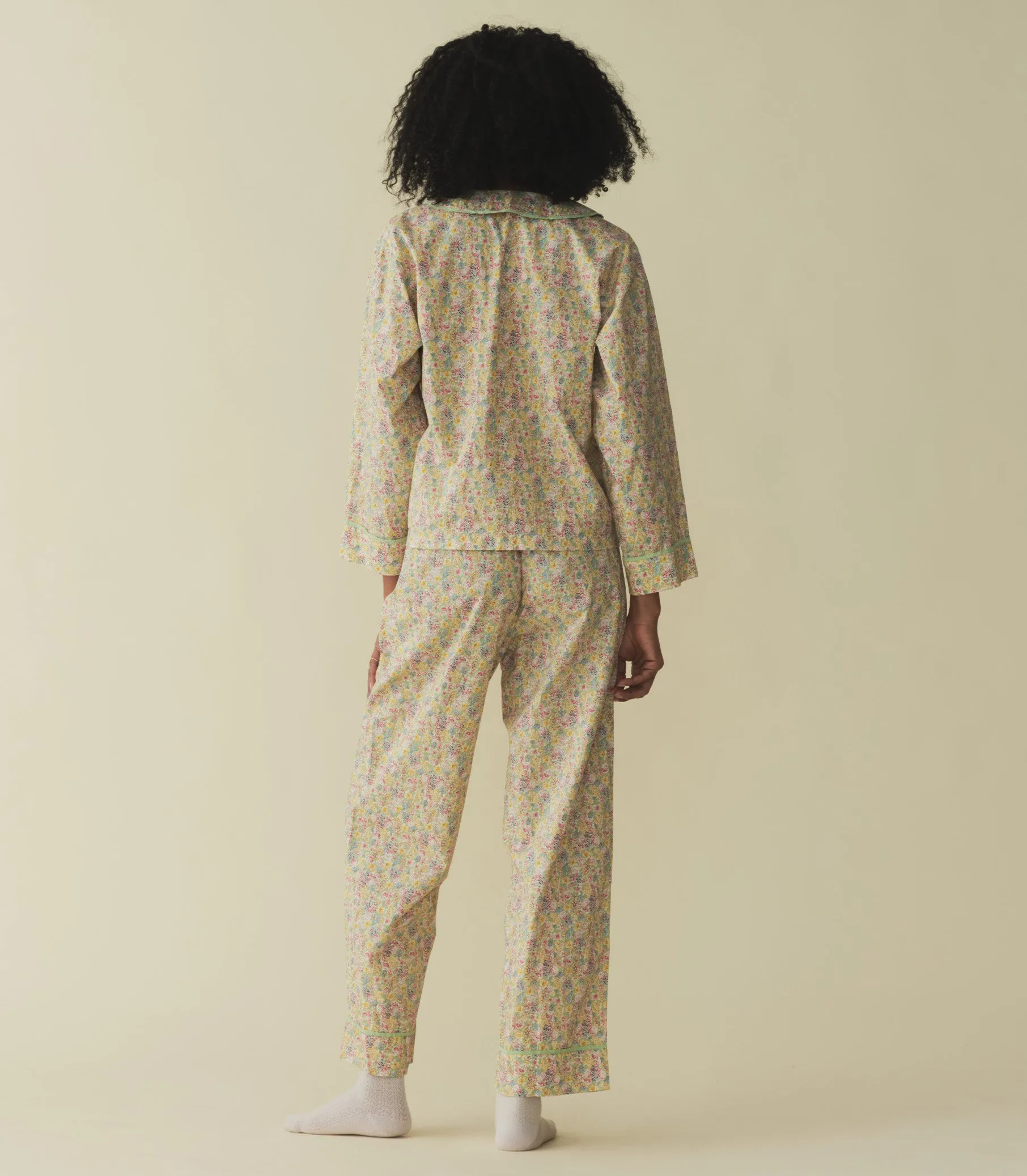PAZ PAJAMA -- CHRYSANTHEMUM SKY FLORAL sold by Doen product image thumbnail 4