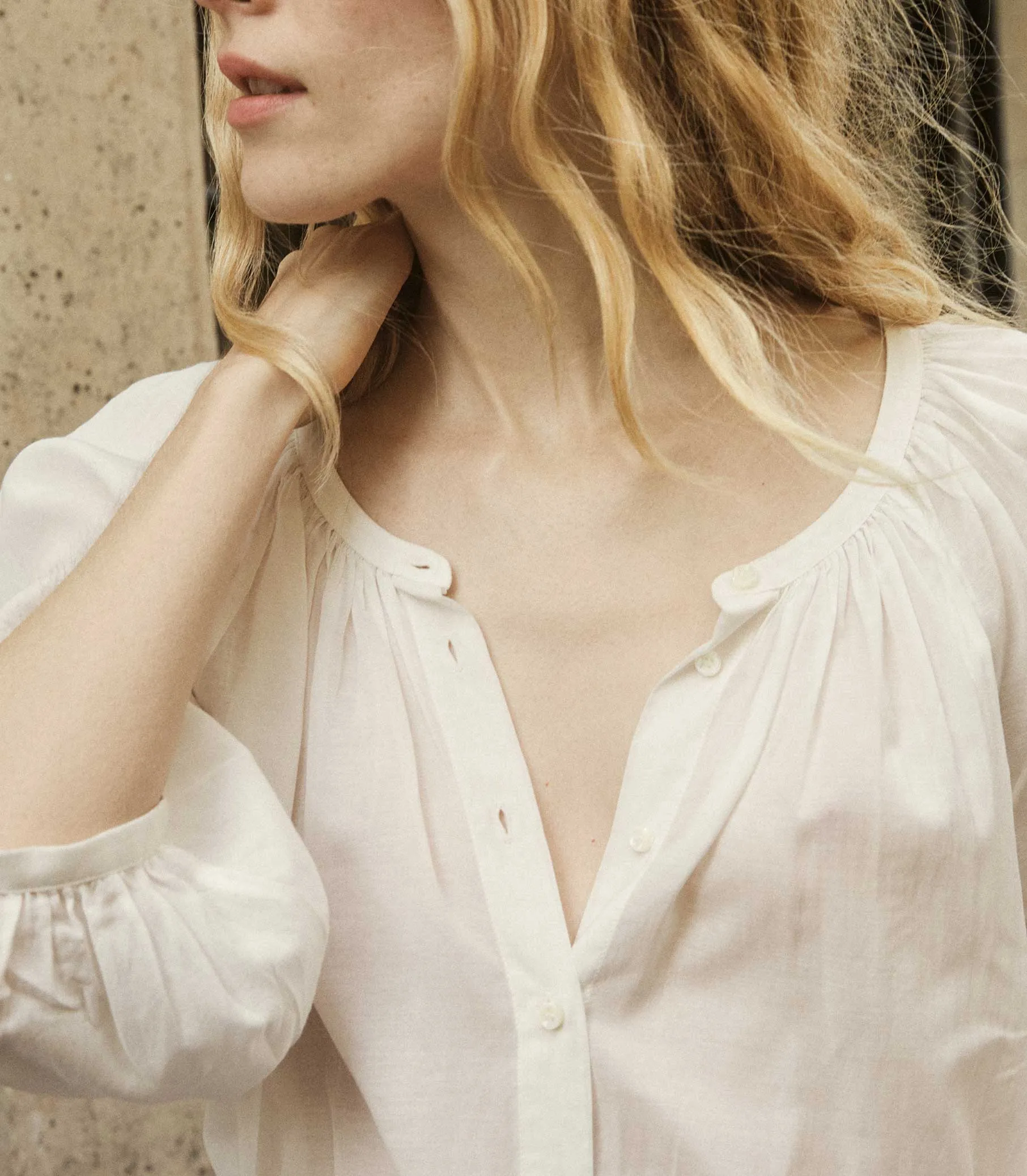 JIANA TOP -- SALT sold by Doen product image thumbnail 5