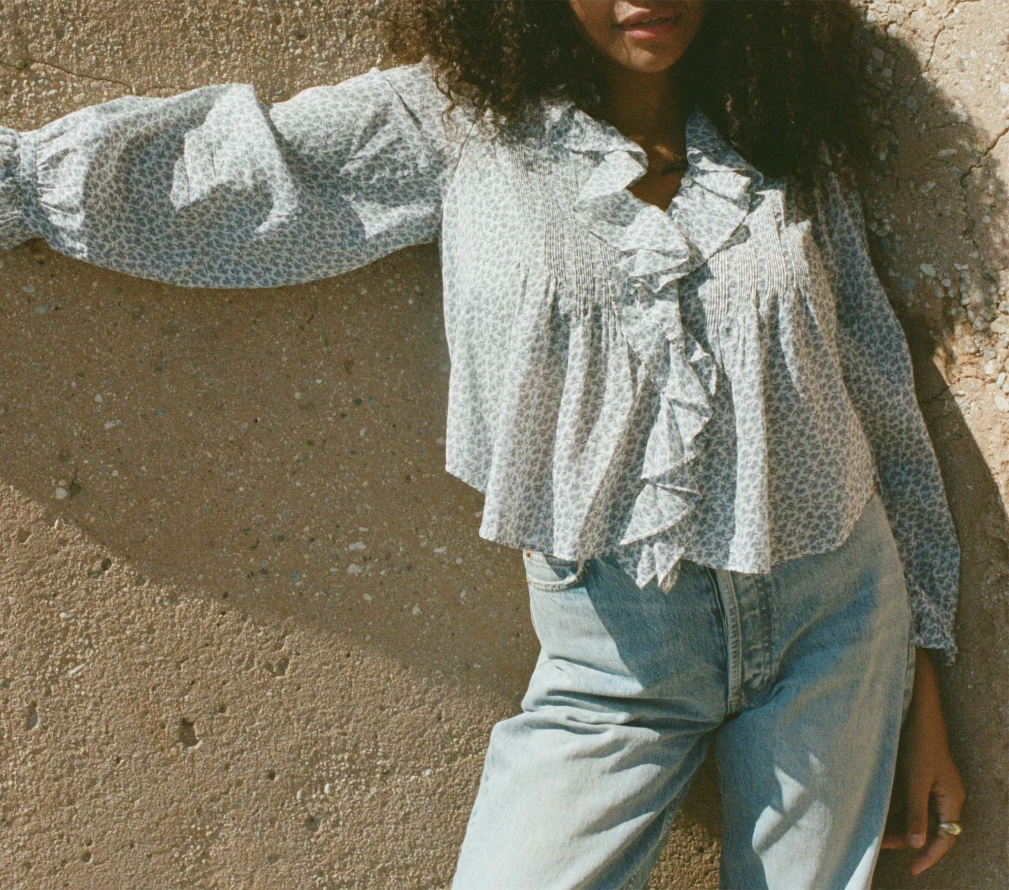 HMD -- LEANNA TOP -- BLUEBELL HILLSIDE BLOOM sold by Doen product image thumbnail 2