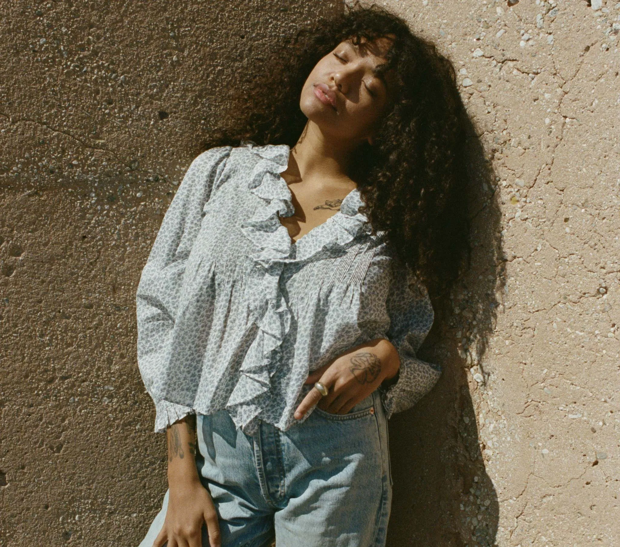 HMD -- LEANNA TOP -- BLUEBELL HILLSIDE BLOOM sold by Doen