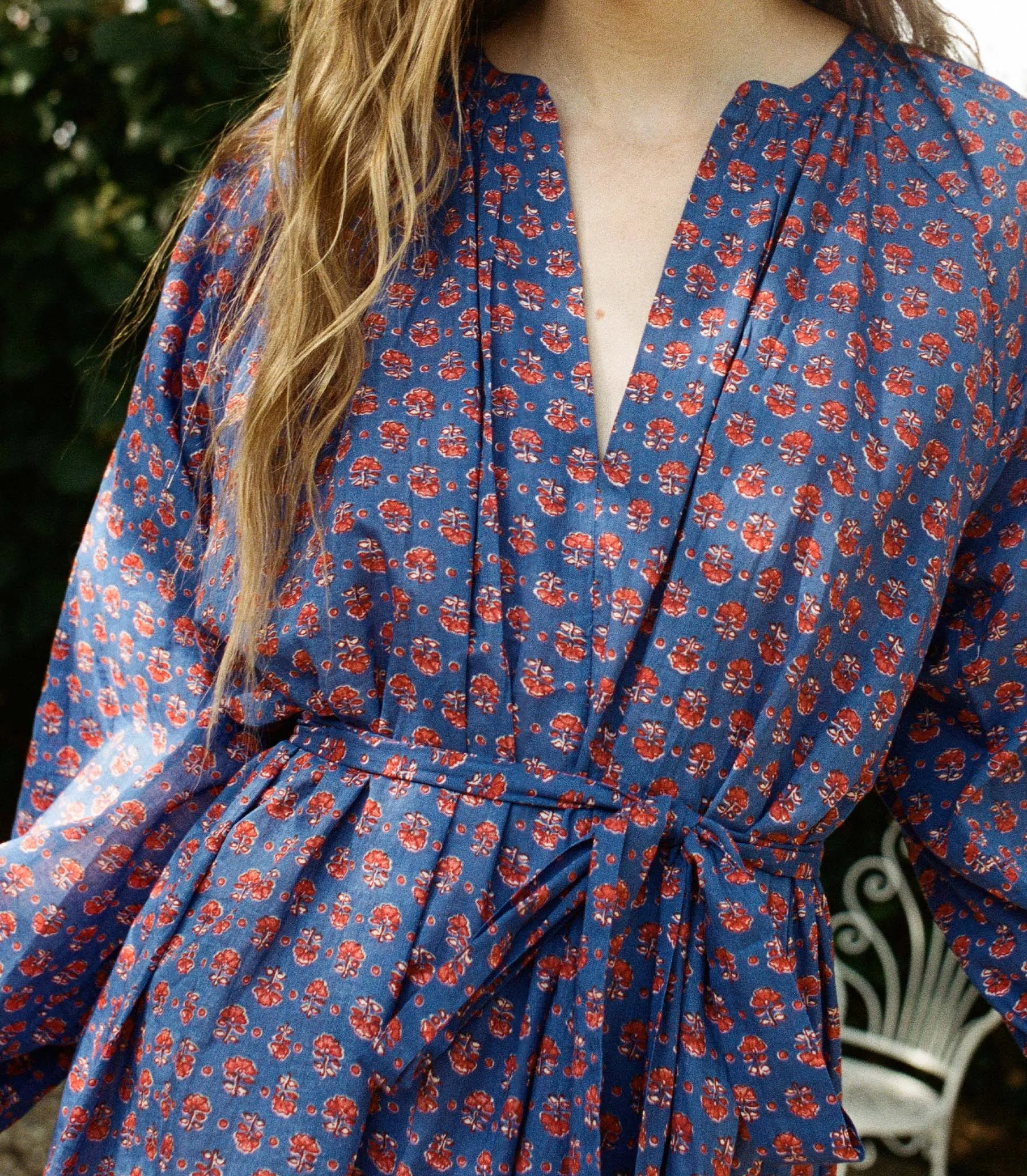 JOSEPHINA DRESS -- LAPIS DAISY BLOOM sold by Doen product image thumbnail 2